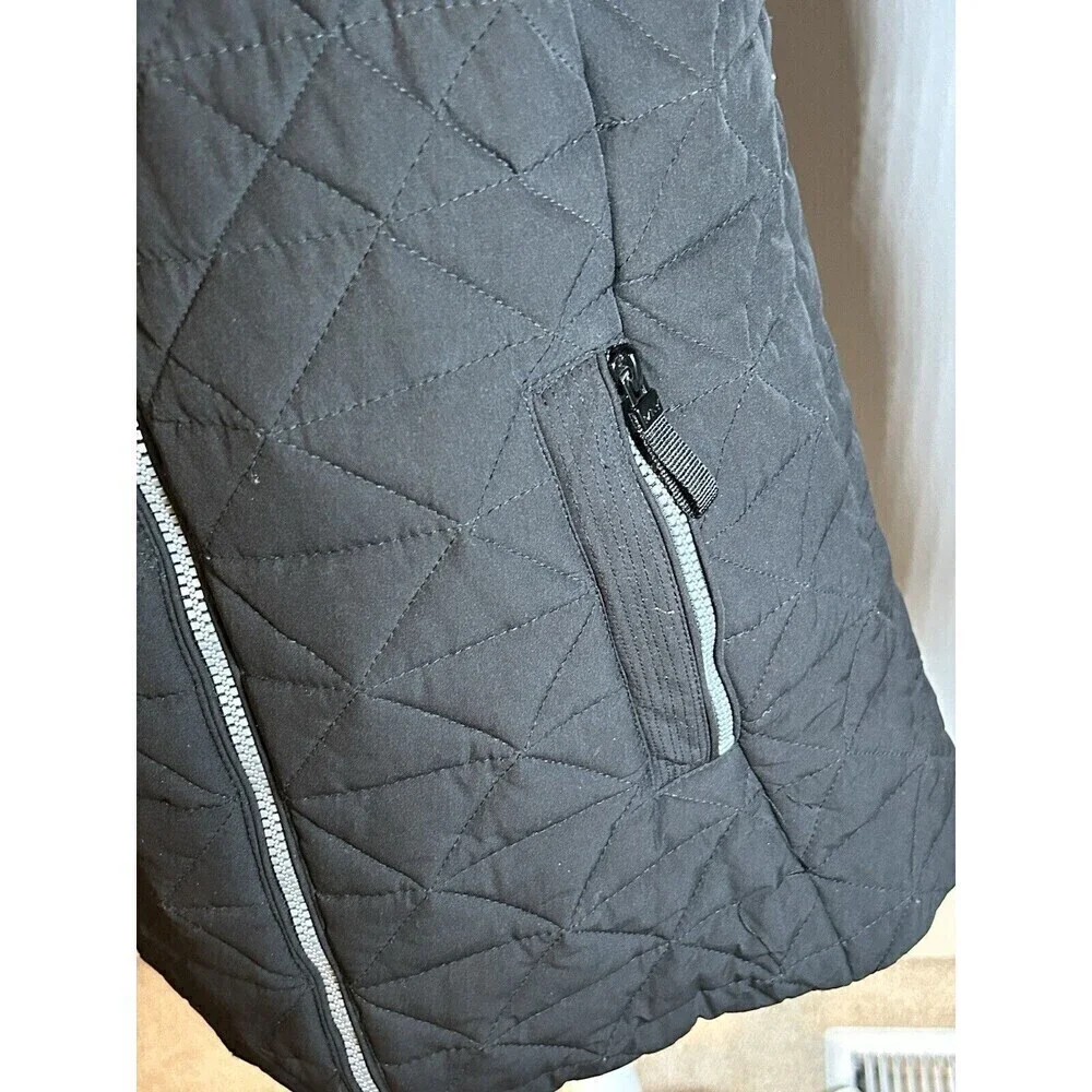 Marc New York Puffer Jacket Black with Pockets High Neck Medium - Picture 4 of 9